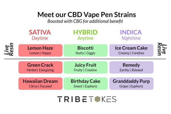 TribeTokes CBD Disposable Vape