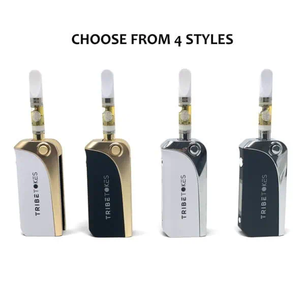 Saber car key 510 battery in four finishes, each with a cart attached