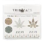 TribeTats Metallic Tattoos | Cannabis Collection