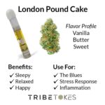 London Pound Cake - Indica | Delta 8 THC Live Resin Vape Carts