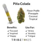 Piña Colada - Sativa | Delta 8 THC Live Resin Vape Carts