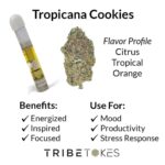 Tropicana Cookies - Sativa | Delta 8 THC Live Resin Vape Carts (1.0 mL)