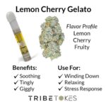 Lemon Cherry Gelato Carts - Hybrid | THCa Live Resin Vape Carts