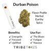 Durban Poison (Sativa) Live Resin THCa Disposable Vape