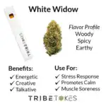 White Widow Vape Cart - Hybrid | THCa Live Resin Vape Carts