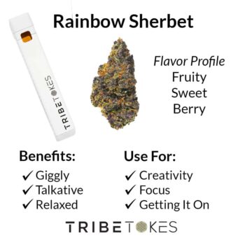 Rainbow Sherbet Disposable Strain Profile