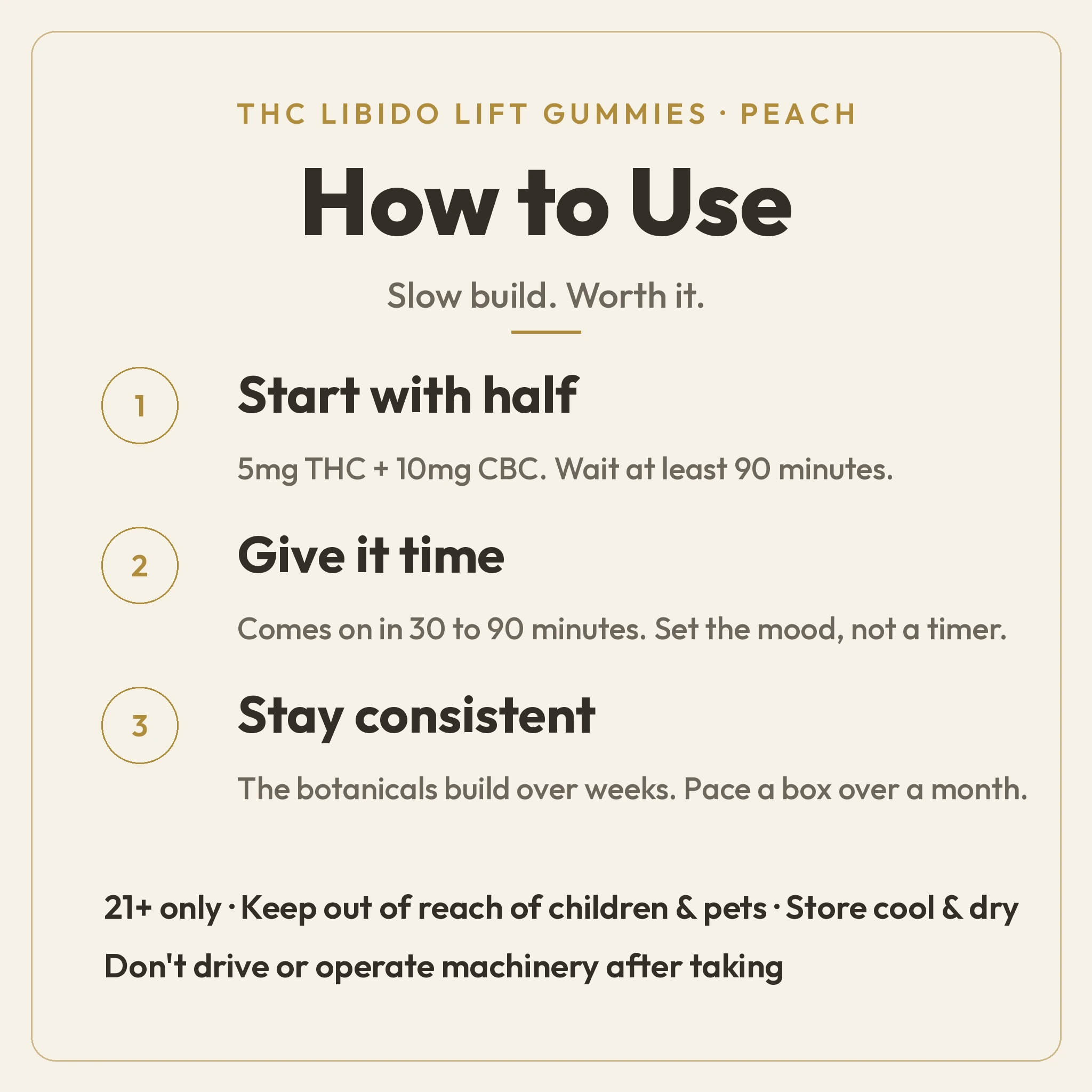THC Libido Lift Gummies | Boosted with CBC, Maca + Adaptogens - Image 8