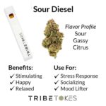 Sour Diesel (Sativa) Live Resin THCa Disposable Vape