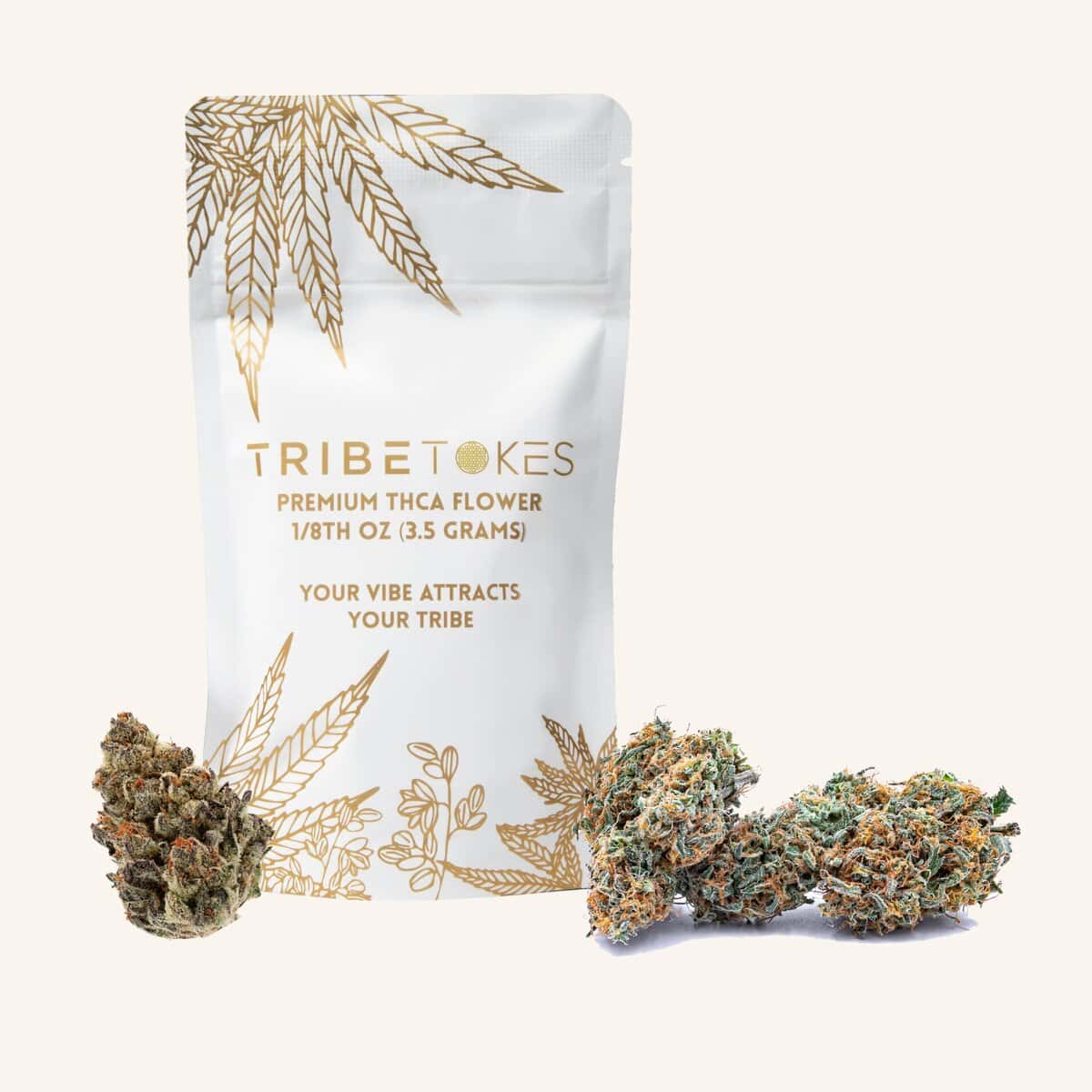 cart battery eighth of weed in luxury white packaging