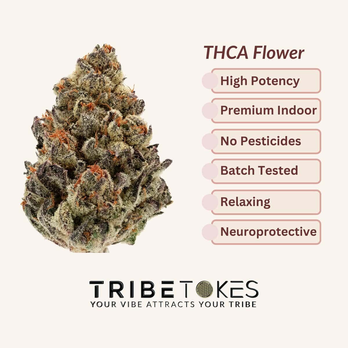 pen battery TribeTokes THCa Hemp Flower