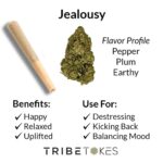 Jealousy THCA Prerolls 5-Pack | Regular (1.0g) or Mini (0.5g)