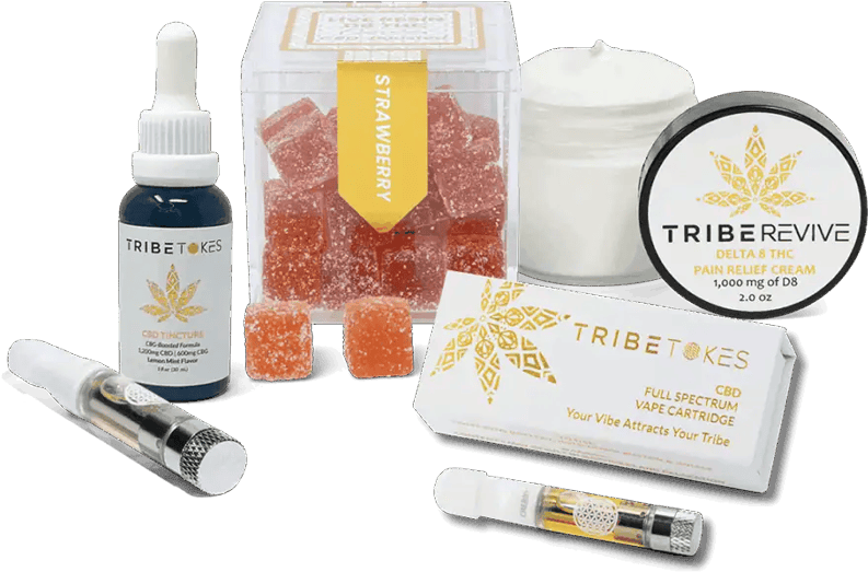 Shop by Cannabinoid | CBD, THCA, Delta-8, CBG, CBN & More  TribeTokes