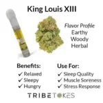 King Louis XIII Carts (Indica) | THCa Live Resin Vape Carts